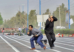 مروری بر سیلی‌های سپاه به صورت تروریست‌ها + فیلم