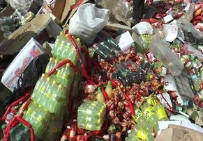 کشف و امحا ۲۰۰ کیلوگرم مواد غذایی تاریخ گذشته