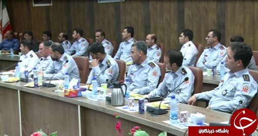 برگزاری مراسم تجلیل از آتش نشانان در خرم آباد