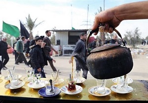 موکب اوقاف قزوین پذیرای زائران اربعین در نجف اشرف