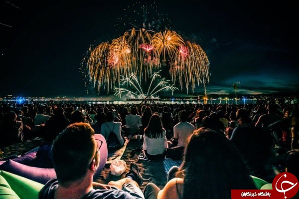 عکس روز نشنال جئوگرافیک از جشنواره نورها در ونکوور