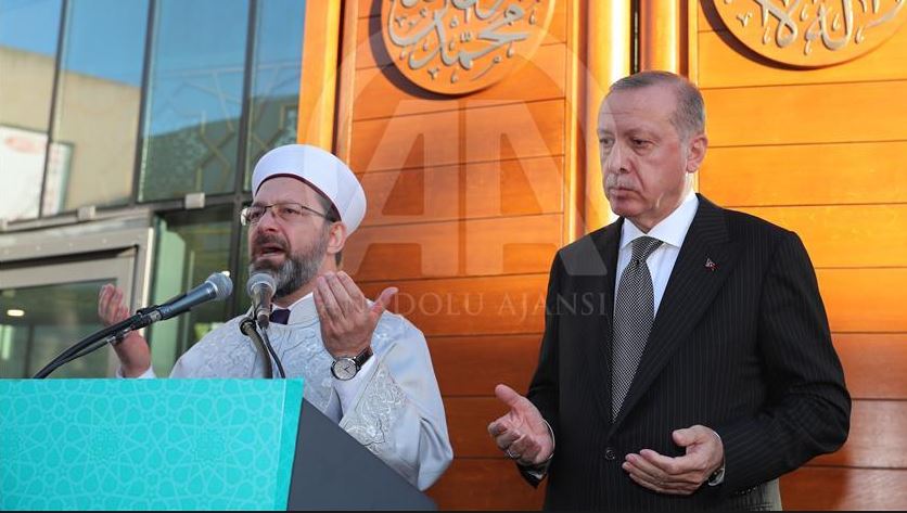 افتتاح مسجد اعظم کلن به دست اردوغان+ تصاویر