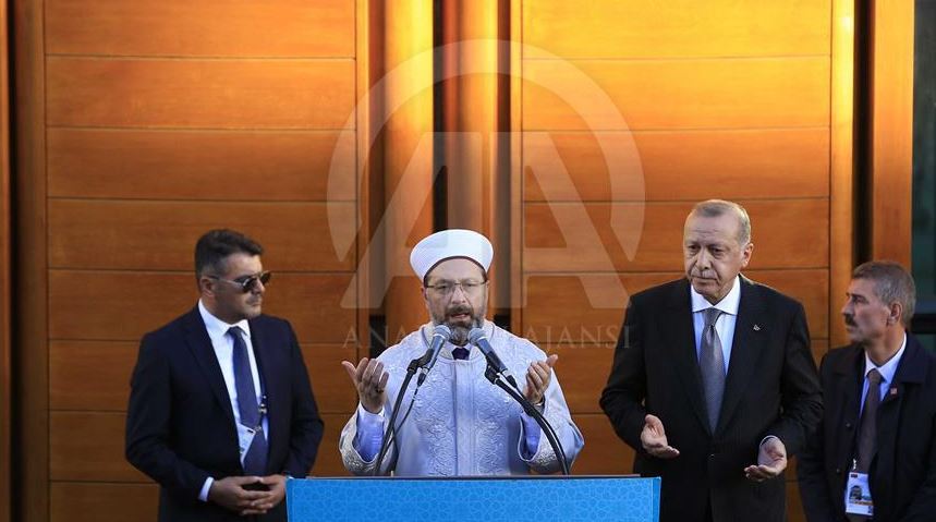 افتتاح مسجد اعظم کلن به دست اردوغان+ تصاویر