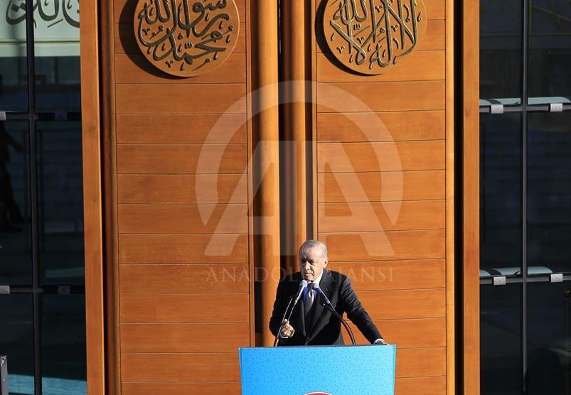 افتتاح مسجد اعظم کلن به دست اردوغان+ تصاویر