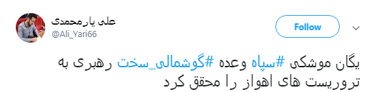 تحقق وعده گوشمالی سخت به دستان سپاه پاسداران +تصاویر
