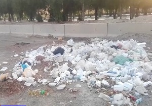 بی‌توجهی به جمع‌آوری زباله‌ها در فولی‌آباد اهواز + فیلم