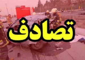 یک مصدوم در سانحه رانندگی در شهر قزوین