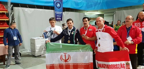 مدال طلای رحتمی در رقابت های کشتی آزاد پیشکسوتان جهان