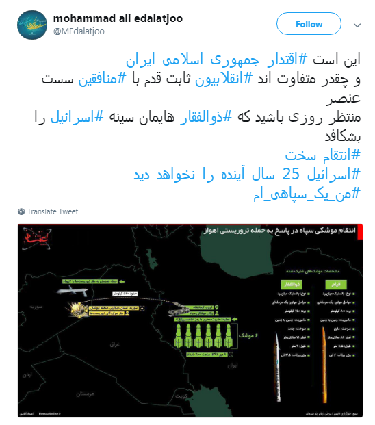 وقتی موشک&zwnj;های سپاه #انتقام_طاها را گرفتند به روایت کاربران +تصاویر