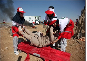 مانور امداد و ایمنی حریق در گرمسار