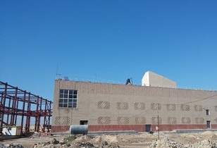 عملیات احداث فرهنگسرای حصه در بزرگراه شهید اردستانی