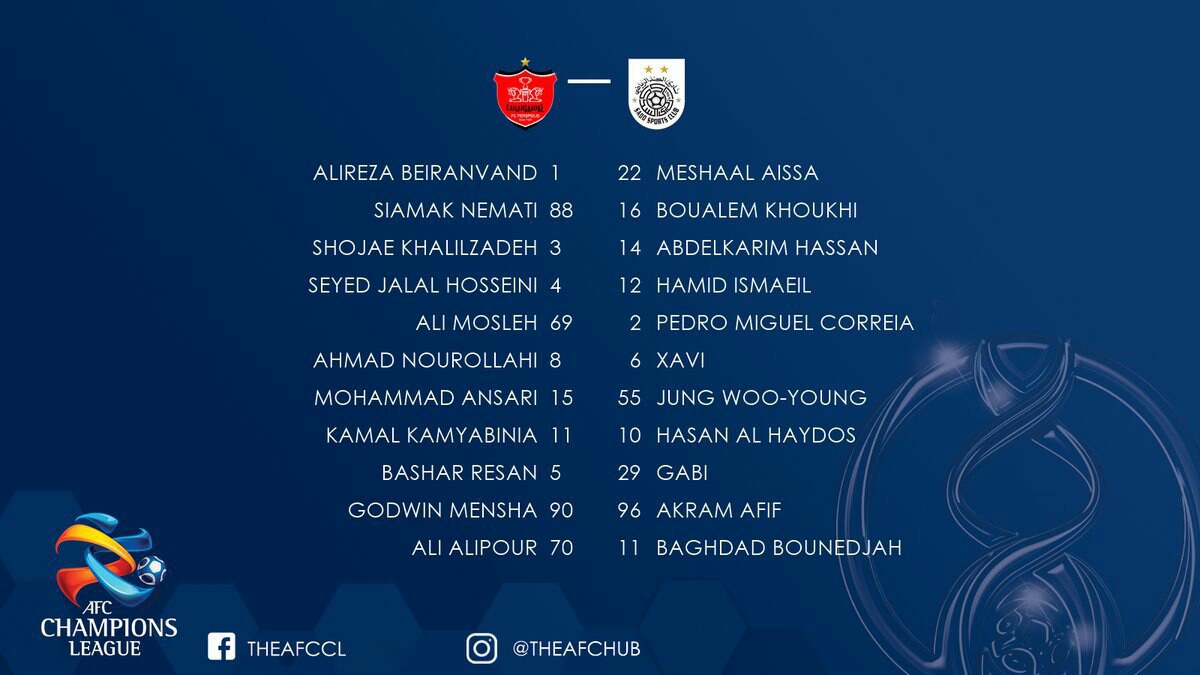 پرسپولیس ایران صفر - السدقطر صفر /گزارش لحظه به لحظه پرسپولیس ایران صفر - السدقطر صفر /گزارش لحظه به لحظه