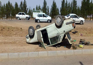 پنج مصدوم در حادثه رانندگی