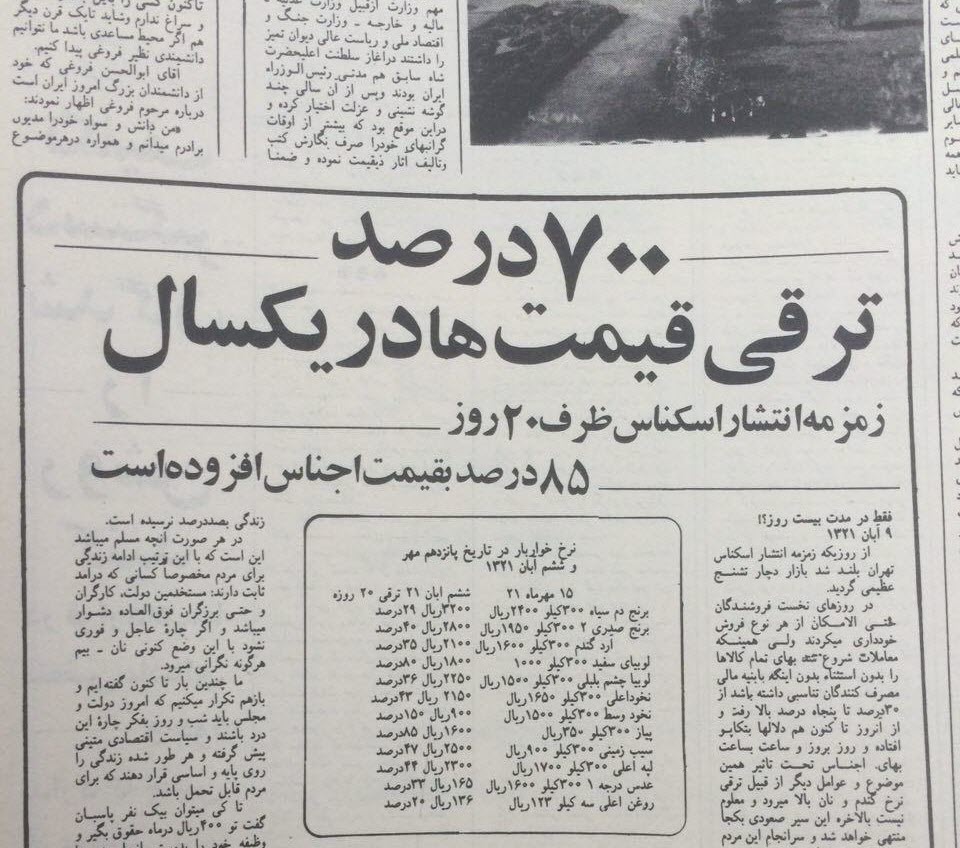 وضعیت تورم در دوران پهلوی + فیلم