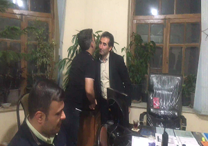 دلجویی مسئول اجرائیات شهرداری قزوین از خبرنگار صداوسیما