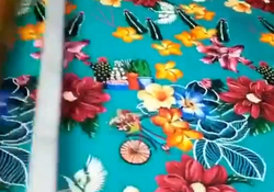 آموزش نقاشی سنتی روی کنف + فیلم