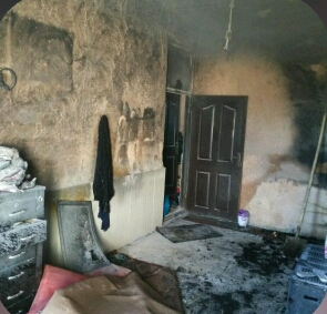 منزل مسکونی در روستای علی آباد شور طعمه حریق شد