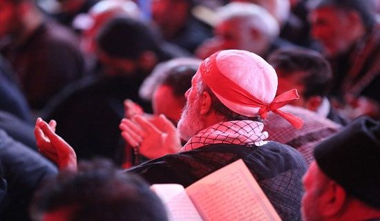 گزارش تصویری مراسم دعای کمیل در خیمه گاه سیدالشهدای کربلا