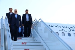 ظریف وزیر امور خارجه ایران وارد آنتالیا شد