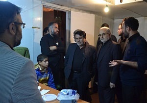 بازدید استاندار قم از قرارگاه مردمی اربعین ‌/استاندار قم ازخدمات قرارگاه اربعین قم قدردانی کرد