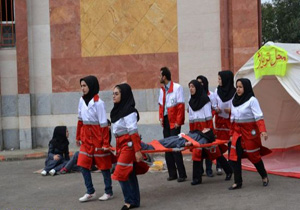 برگزاری مانور زلزله در بابل