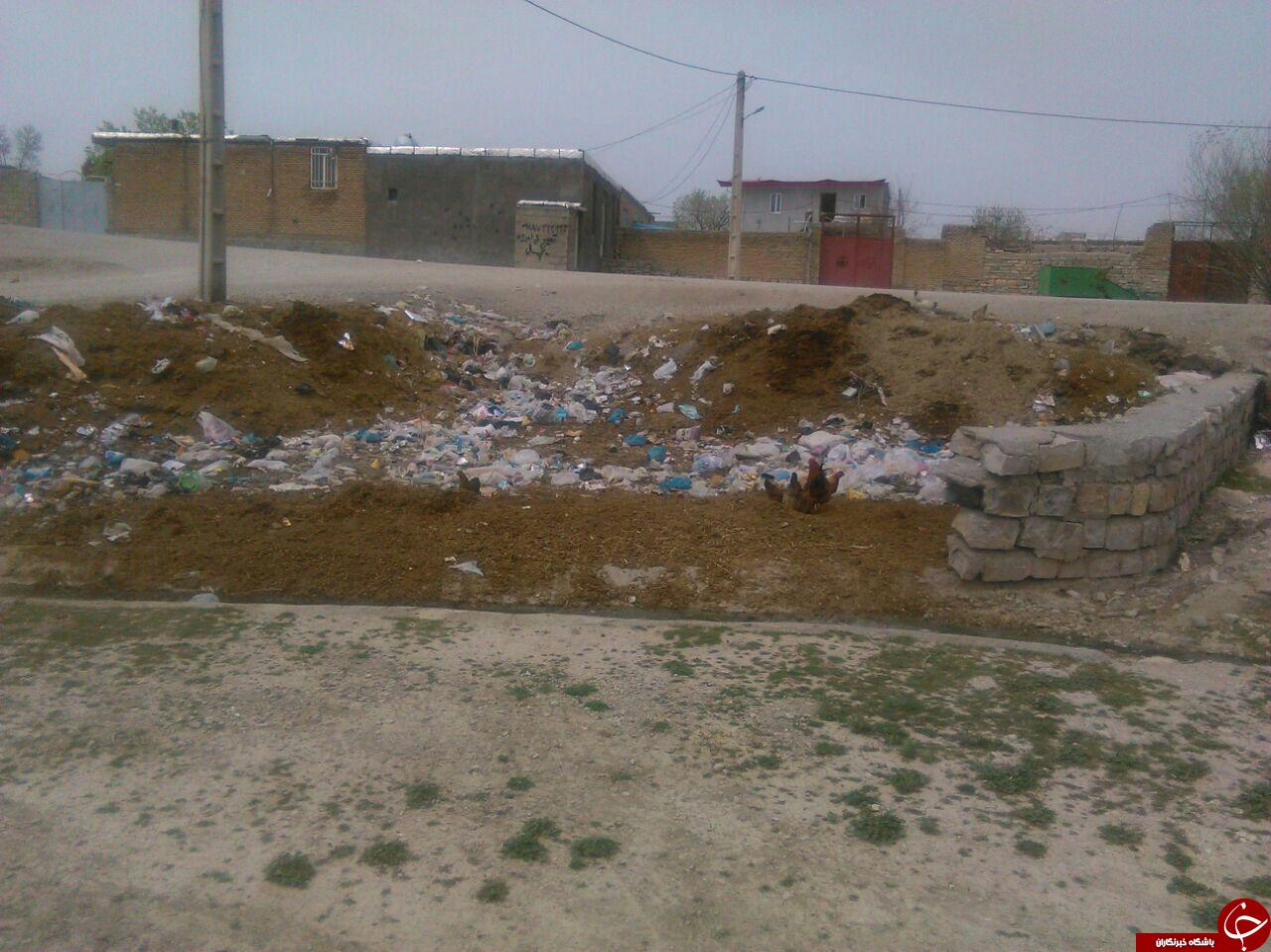 اوضاع بهداشت معابر در روستای 