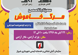 شیراز میزبان سمینار آموزشی پیشگیری از مرگ خاموش
