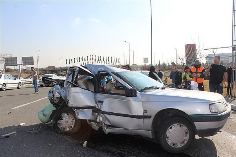 سرعت غیرمجاز راننده خودرو را به کشتن داد