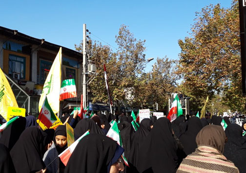 ۱۳ آبان روز مبارزه با استکبارستیزی / جلوه‌هایی باشکوه از راهپیمایی مردم استان گلستان + تصاویر