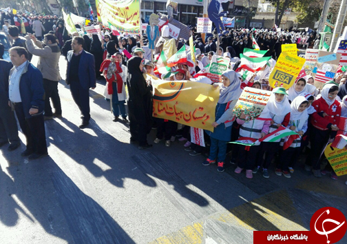 آغاز راهپیمایی ۱۳ آبان در خراسان شمالی