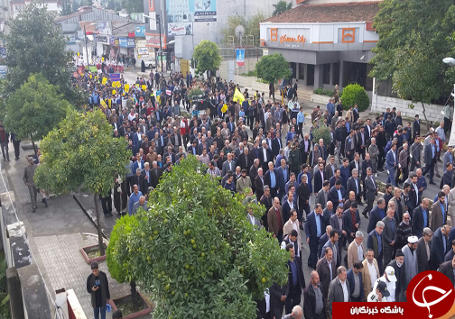آغاز راهپیمایی ۱۳ آبان در دیار علویان + تصاویر آغاز راهپیمایی ۱۳ آبان در دیار علویان + تصاویر