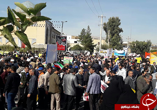 فریاد مرگ بر استکبار آسمان فارس را درنوردید+ تصاویر