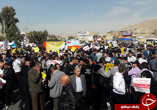 فریاد مرگ بر استکبار آسمان فارس را درنوردید+ تصاویر