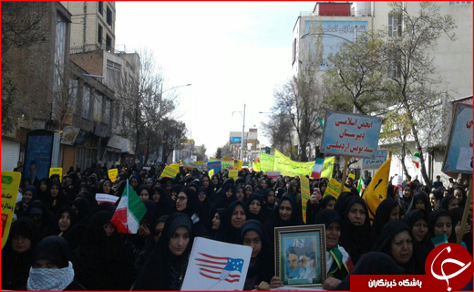 راهپیمایی 13 آبان در استان اردبیل برگزار شد