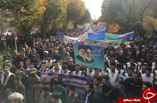تصاویر راهپیمایی ۱۳ آبان در شهرکرد