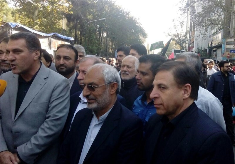کدام یک از مسئولان در راهپیمایی 13 آبان شرکت کردند؟