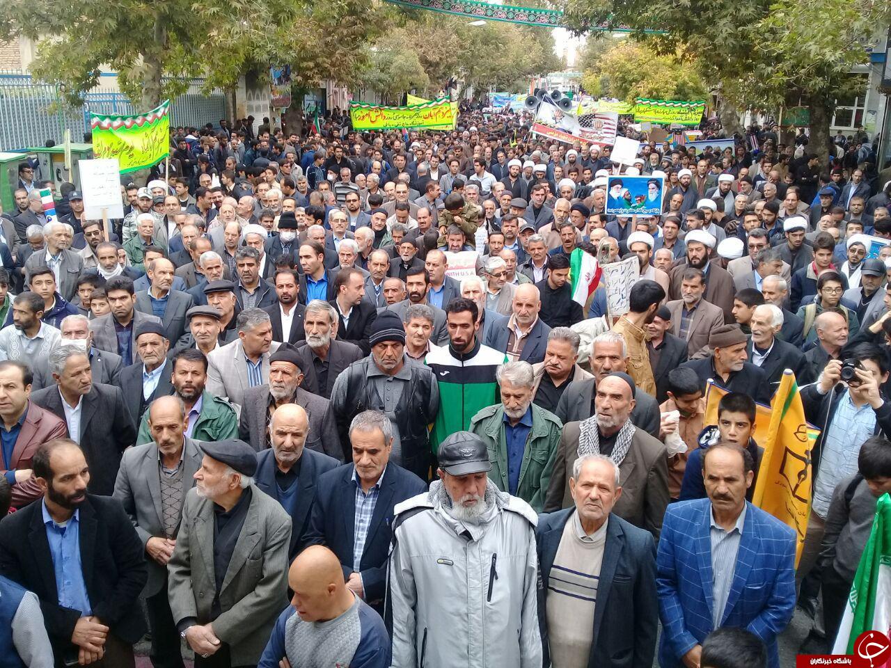 راهپیمایی روز دانش&zwnj;آموز در تویسرکان + تصاویر