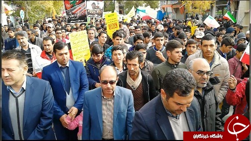 حضور باشکوه مردم استان آذربایجان شرقی در راهپیمایی یوم الله ۱۳ آبان