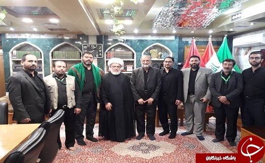 پایان ماموریت خادمان افتخاری اربعین هیئت ثارالله قم در کربلای معلی/اهدای تربت حضرت اباعبدالله الحسین (ع)به خادمان افتخاری