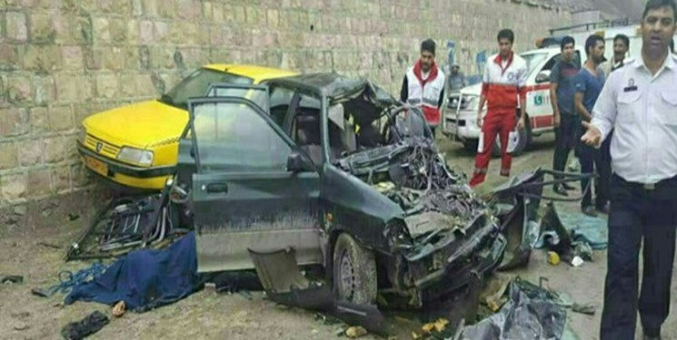 حادثه رانندگی در ایلام منجر به کشته شدن ۳ نفر شد