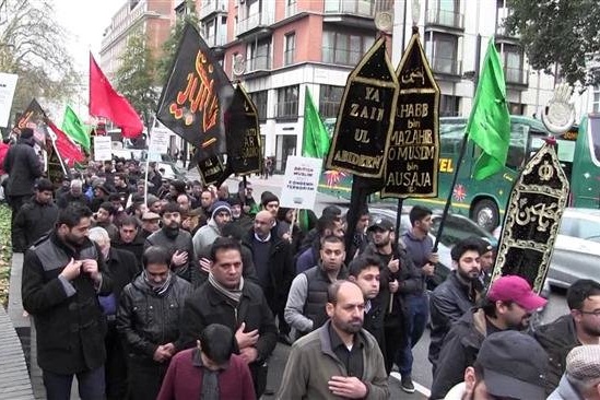راهپیمایی اربعین حسینی در پایتخت انگلیس