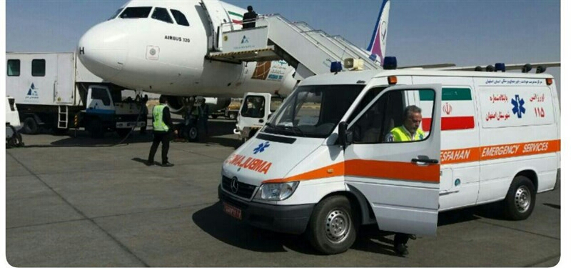 اقدام به موقع اورژانس فرودگاه مشهد جان مسافر را نجات داد