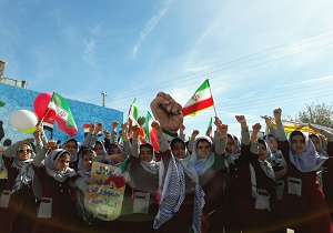 تبلور حضور طبسی‌ها در سی و نهمین راهپیمایی ۱۳ آبان