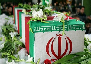 تشییع پیکر سه شهید گمنام دفاع مقدس در ستاد ناجا