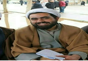 مراسم وداع با رزمنده مدافع حرم حجت‌الاسلام دهقانی