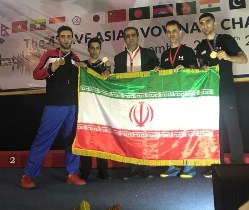 رزمی کار گیلانی مدال طلای مسابقات قهرمانی آسیا ووینام را بر گردن آویخت