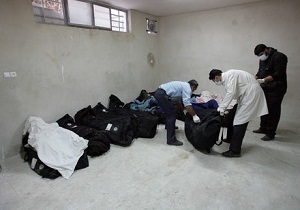 ارجاع ۹۹۶ جسد به پزشکی قانونی کرمانشاه