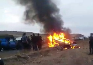 تصادف مرگبار در جاده مشگین شهر جان 2 سرنشین خودرو را گرفت