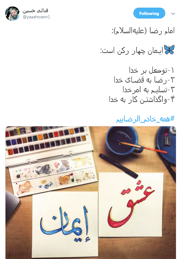 در طریق امام رضا(ع) #همه_خادم_الرضاییم +تصاویر