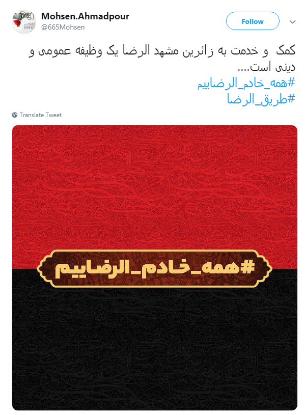 در طریق امام رضا(ع) #همه_خادم_الرضاییم +تصاویر